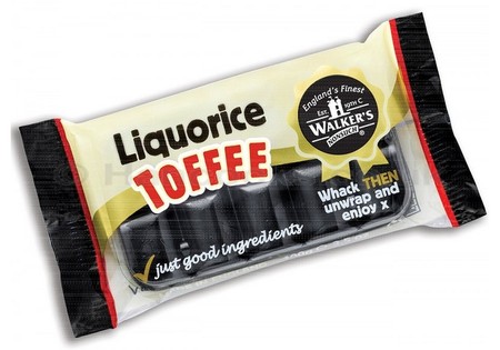 Walkers Nonsuch Liquorice Toffee Slab 100 gr