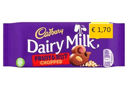 Cadbury  Dairy Milk Fruit and Nut 110g