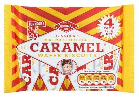 Tunnocks Caramel Wafer 8pk