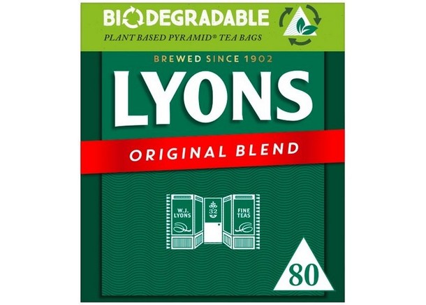 Lyons Original Blend 80 Tea Bags (Geen pyramid)