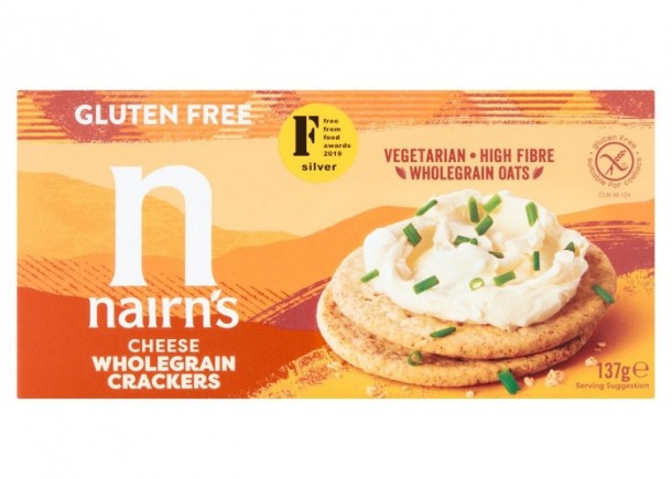 Nairns Gluten Free Cheese Crackers 137G