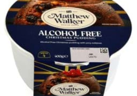 Matthew Walker Alcohol Free Christmas Pudding 400g