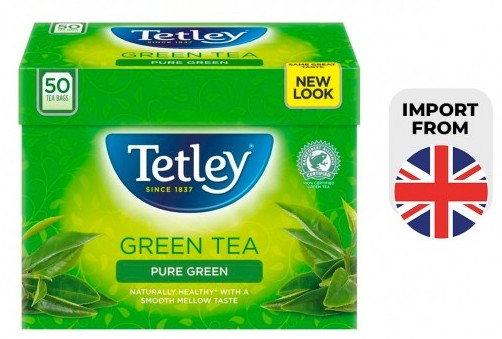 Tetley Pure Green Teabags 50'S