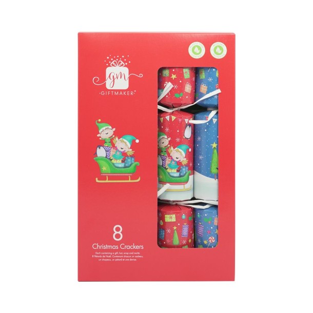 Christmas Crackers 12" X 8 Novelty character