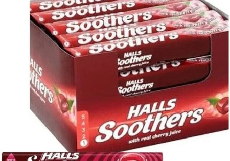 Halls Soothers Cherry 45g