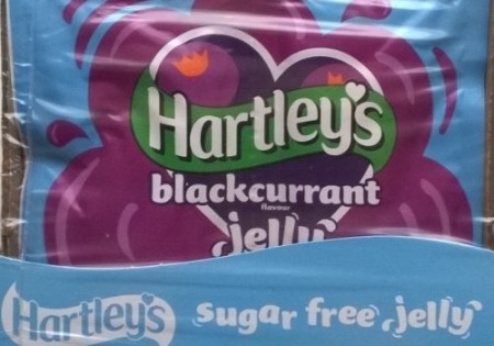 Hartleys Sugar Free Blackcurrant Sachet Jelly 23G