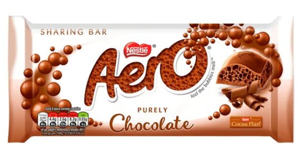 Nestle Aero Chocolate 90g