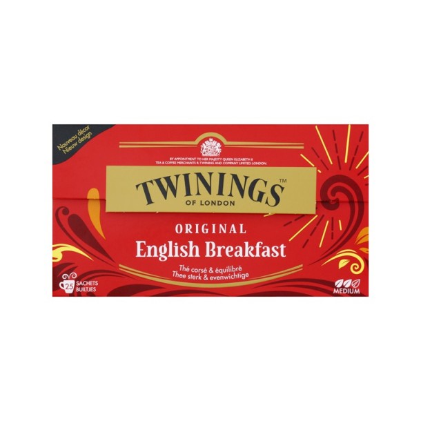 Twinings Zwarte Thee English Breakfast 25 st