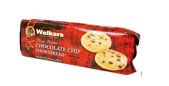 Walkers Chocolate Chip Shortbread (cello) 175 gr
