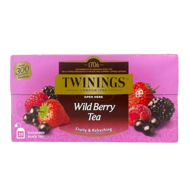 Twinings Zwarte Thee Wilde Bessen 25 zakjes