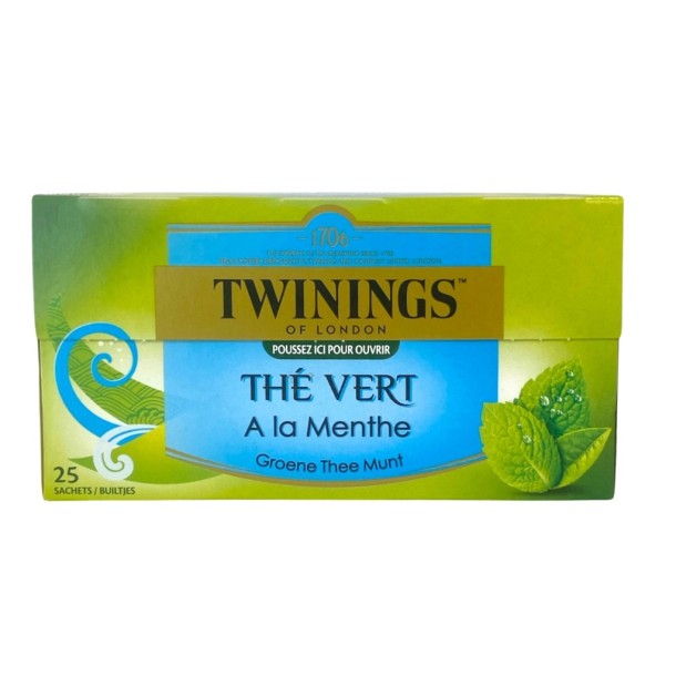 Twinings Groene Thee Mint 25 st