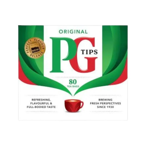 PG Tips Tea Bags 80s (no pyramid bags)