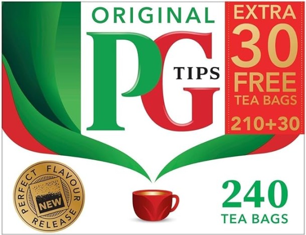Pg Tips Teabags 210S (no pyramid bags)