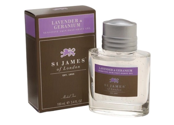 St James of London Aftershave Gel Lavender & Geranium 100ml