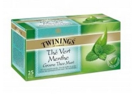Twinings Groene Thee Mint 25 st