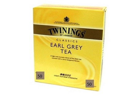 Twinings Zwarte Thee  Earl Grey 50 zakjes met envelopje