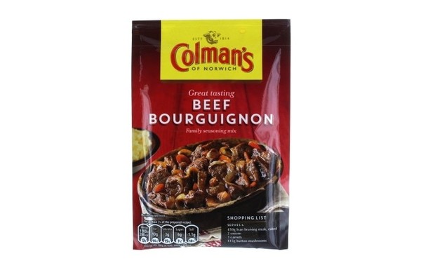 Colmans Mix Beef Bourguignon Sachet 40g