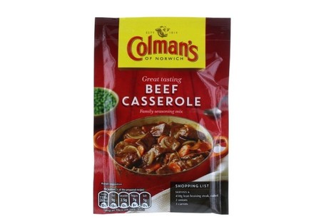 Colmans Mix  Beef Casserole Sachet 40g