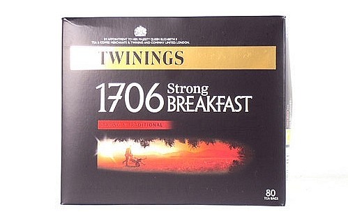 Twinings Black Tea  1706 Tea Bags 80s